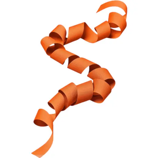 Petersham Ribbon - 1.3m Orange